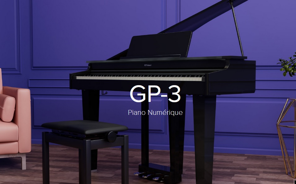 Le GP-3 est le plus compact et le plus abordable des pianos à queue de la fameuse gamme GP, vous procurant des performances pianistiques premium dans un format compact unique, capable de s'imposer dans tout type d'intérieur. Il bénéficie sous tous ses aspects des fonctions modernes et des avantages Roland, du générateur de sons de piano organiques au clavier à mécanisme de marteaux, en passant par l'enregistreur intégré, la connectivité audio/MIDi par Bluetooth et l'intégration totale de l'appli Roland Piano. Si vous avez toujours voulu posséder un piano à queue, mais pensiez n'avoir ni la place nécessaire ni le budget disponible pour cela, le GP-3 va donner vie à votre rêve.